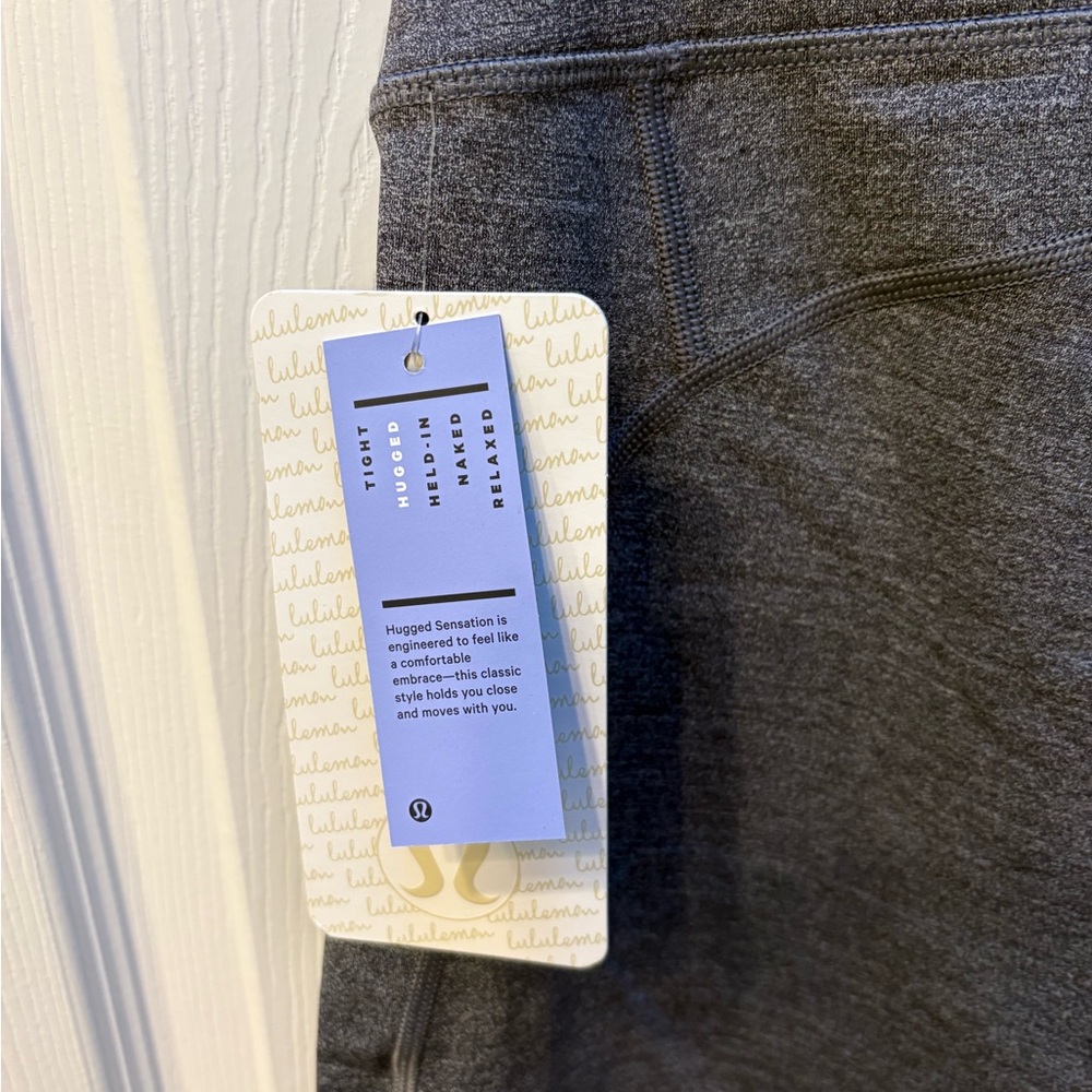 Lululemon Heather Gear Up Gray Crop Leggings - Picture 3 of 5